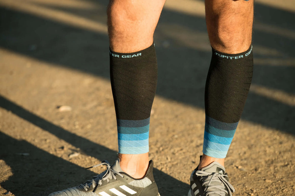 Compression Calf Sleeves for Hiking, Running & Recovery
