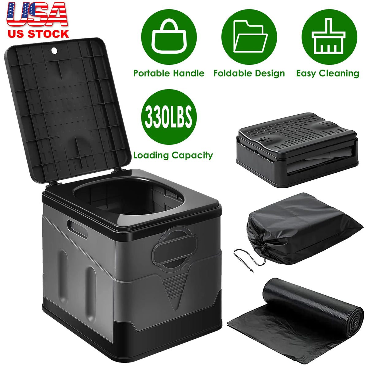Portable Folding Camping Toilet