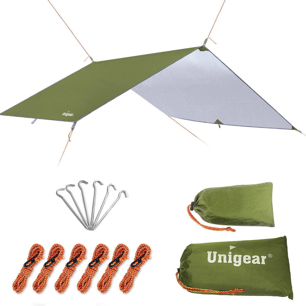 Waterproof Camping Tarp & Overhead Shelter